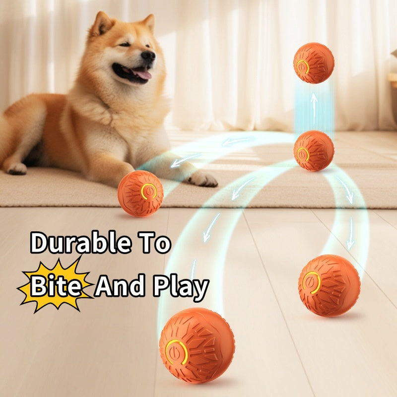 Pets Electric Jumping Ball Automatic Dog-Teasing Luminous Pet Products Pets Dogs Training Products Ball Toys for Dogs Resistance