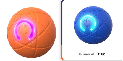 Pets Electric Jumping Ball Automatic Dog-Teasing Luminous Pet Products Pets Dogs Training Products Ball Toys for Dogs Resistance